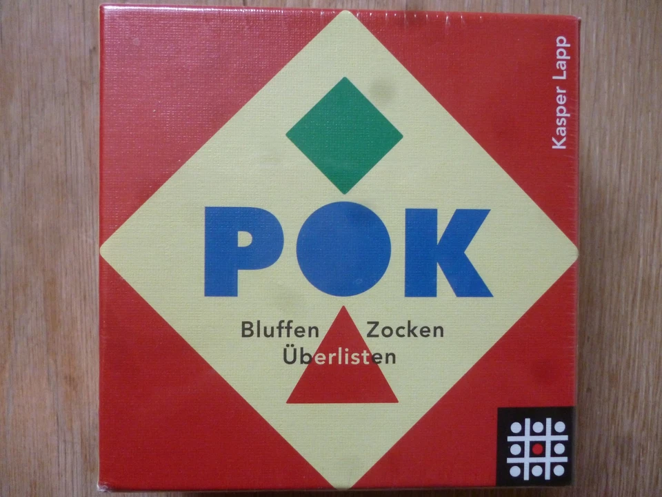 POK # BLUFFEN ZOCKEN ÜBERLISTEN # SPIEL MIT WÜRFELN (NEU+OVP) - Bild 1 von 2