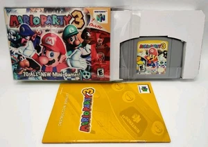 Mario Party 3 (N64, 2001) *VGC + Manual + Case Protector* Cleaned & Tested READ - Picture 1 of 24
