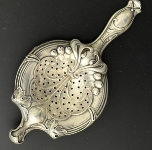 American Sterling ART NOUVEAU Over Cup Tea Strainer - Picture 1 of 5