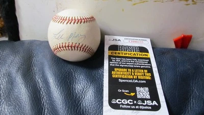 Lee May signed baseball JSA Certified - Image 1 of 4
