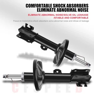 Pair Rear Left and Right Shocks Struts For Suzuki Aerio S LX SX 2.3L 2002-2004 - Picture 1 of 13