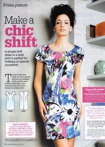 Short Chic SHEATH / SHIFT DRESS Prima Sewing Pattern 10 12 14 16 18 20 Imperfect - Picture 1 of 8