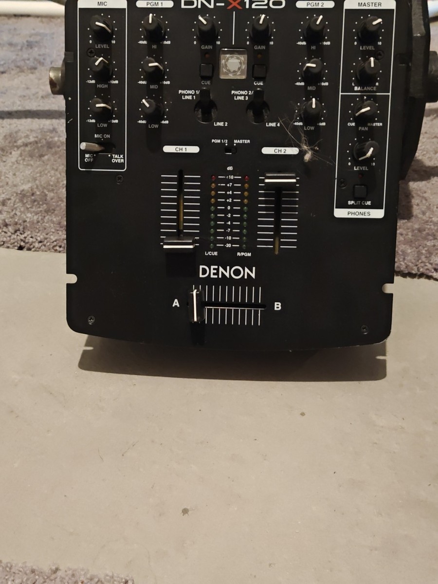 整備済み美品　DENON DN-X120 DJミキサー Amazon | DENON DN-X120 DJミキサー ブラック | DJミキサー