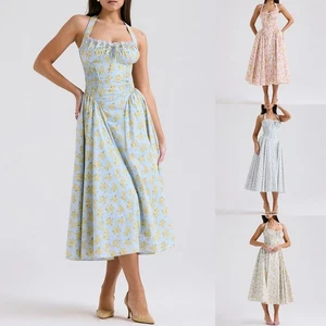 Hosenträger Kleid Lange Röcke Mikroelastizität Mode Party Polyester Spitze - Picture 1 of 58