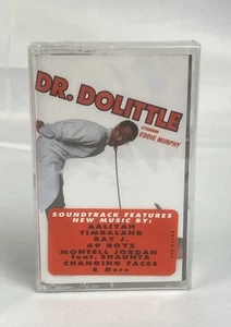 DR. DOLITTLE: THE ALBUM Cassette Tape Movie Soundtrack Sealed Mint Hype Sticker - Picture 1 of 3