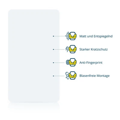 2x Schutzfolie matt für PocketBook Verse Lite Panzerfolie Displayschutz - Bild 1 von 4