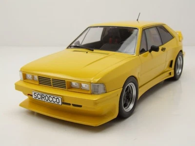 VW Scirocco Rieger GTO 1980 Jaune Modèle Réduit 1:18 MCG - Photo 1/4
