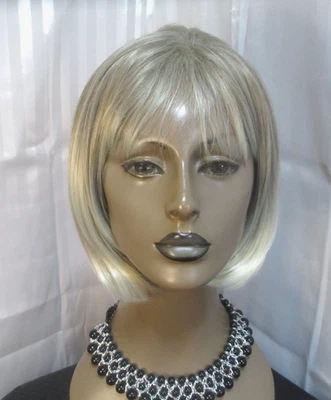 Peluca Renershow estilo pageboy rubio ceniza a rubio pálido fácil de peinar NUEVA Foto 1 de 4