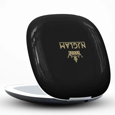 Compact LED Mirror, 3.9 inches 1X &10X Magnification, Auto ON/Off, USB Chargi... Foto 1 de 4