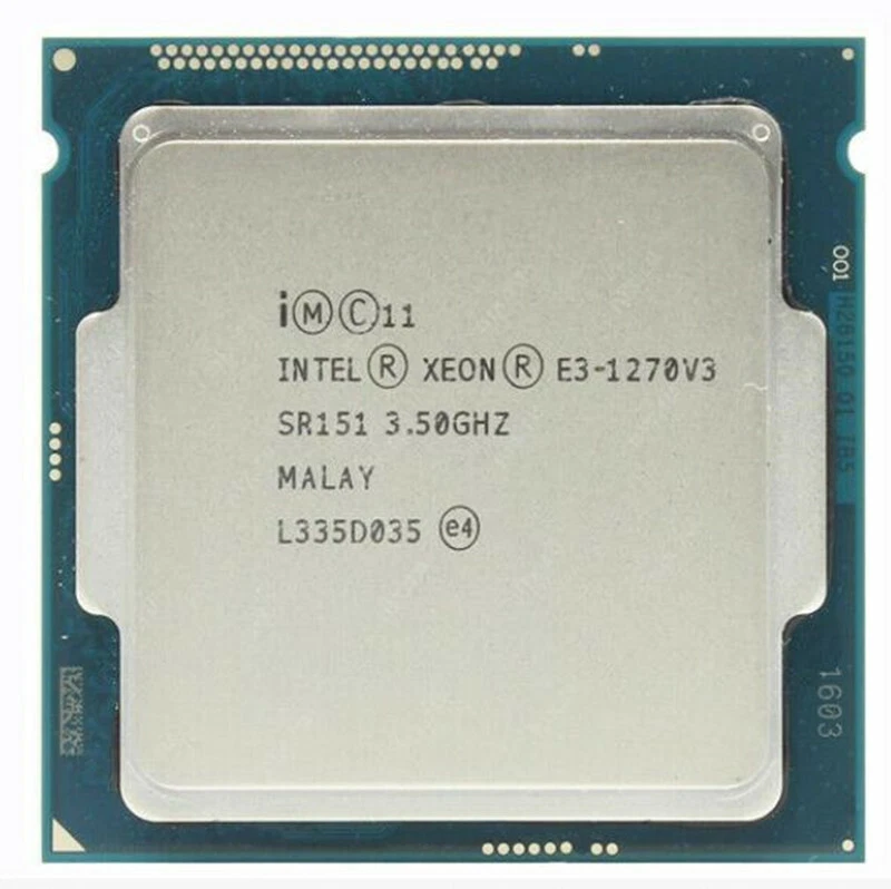 Intel Xeon E3-1270 V3 CPU Quad Core 3.5GHz 8M SR151 Socket LGA1150 Processors - Image 1 of 1