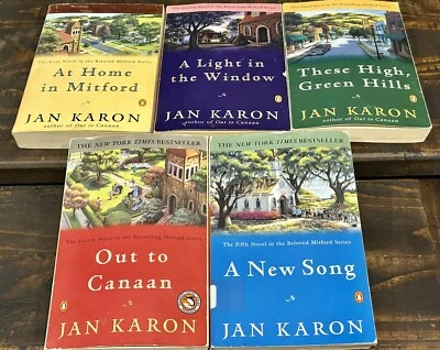 Jan Karon Mitford Series Volumes 1-5 Paperback Books Penguin Books PB - Imagem 1 de 4