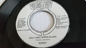 BANNY - Salt and Pepper Blues / Generations PRIVATE 1976 JAZZ BLUES SOUL 7"  - Picture 1 of 2