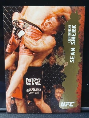 Sean Sherk #65 2009 Topps UFC Round 2 Thick Gold Parallel - Image 1 of 2