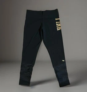 NEU🔥Victoria Secret PINK Discontinued LG High Rise Rose Gold Glitzer Leggings-USA - Bild 1 von 5