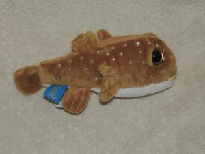 Applause Russ Seapals Kugelfisch Plüschtier Stofftier große Augen 7,5" Fingerpuppe - Bild 1 von 3
