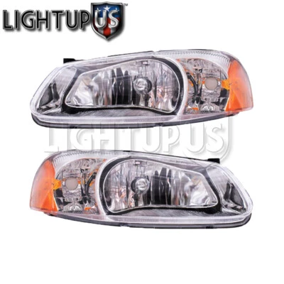 Left Right Sides Pair Headlights for 01-06 DODGE STRATUS 01-03 CHRYSLER SEBRING - Image 1 of 2