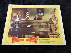 OKLAHOMA TERRITORY 1960 Film Lobbykarte #2 INDIANER - INDIANER WESTERN - Bild 1 von 3