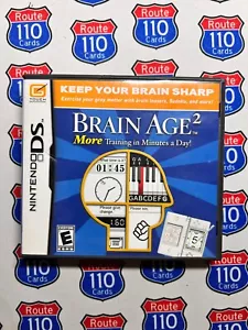 Brain Age 2: More Training in Minutes a Day (Nintendo DS, 2007) - CIB - Picture 1 of 2
