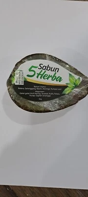 Herbal Medicated Homemade Soap-Used For Eczema,Tinea Versocolor,Itching&Related. - Image 1 of 2