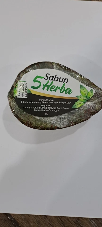 Herbal Medicated Homemade Soap-Used For Eczema,Tinea Versocolor,Itching&Related. - Image 1 of 2