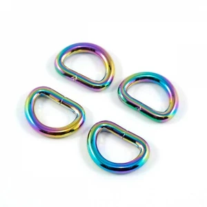 Anillos en D para correas de 1/2 pulgada Rainbow by Emmaline bolsas - Imagen 1 de 1
