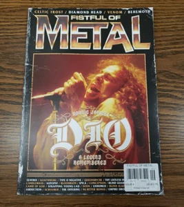 FISTFUL OF METAL MAGAZINE #9 DIO - VENOM- BEHEMOTH UK 2022 Brand New! - Imagen 1 de 9
