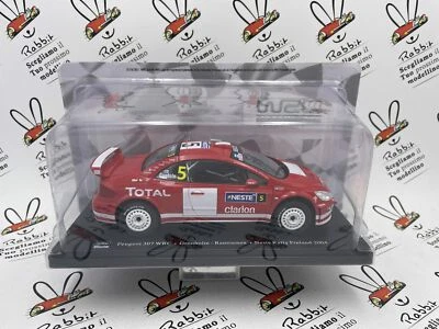 DIE CAST 1/24 " PEUGEOT 307 WRC GRONHOLM NESTE RALLY 2004 " - Immagine 1 di 2
