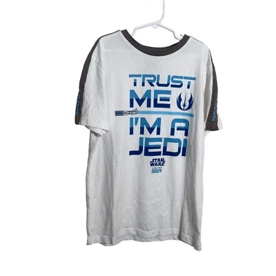 Camisa Disney Cruise Line Star Wars Día en el Mar Niño XL Blanca Jedi DCL Foto 1 de 4