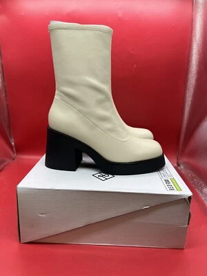Call It Spring Womens Steffanie Beige Fashion Boots Size 9 (7668897) - Image 1 of 4