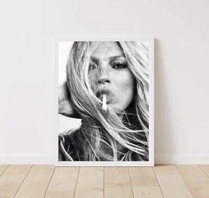 KATE MOSS | Super Model | POP CULTURE ART | High Fashion Digital Wall Art Poster - Picture 1 of 3