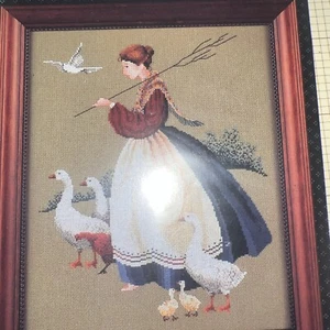 Butternut Road Designs piume e amici motivo punto croce contato nuovo con scatola - Foto 1 di 3