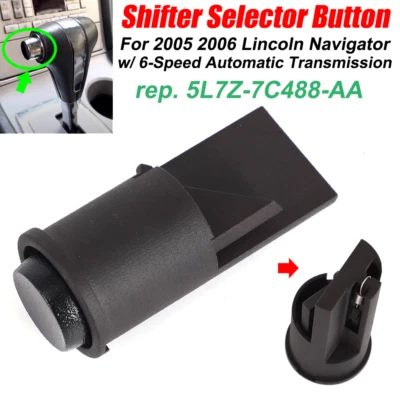 Botón selector de palanca de cambios para Lincoln Navigator 2005-06 5L7Z-7C488-AA, 5L7Z7C488AA Foto 1 de 4
