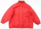 St. Michael Womens Red Jacket Coat Size 16 Button