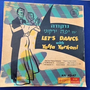 VOLK LP - Yaffa Yarkoni - LET'S DANCE - israelisch 1959 Original 12 Zoll SELTEN - וה - Bild 1 von 6