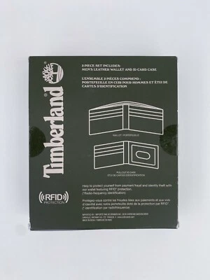 Timberland Men's Leather Wallet and ID Card Case-RFID Protected - Image 1 of 3