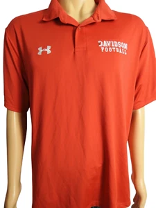 Camisa polo roja de fútbol americano Under Armour Davidson College Wildcats XL Davidson NC - Imagen 1 de 5