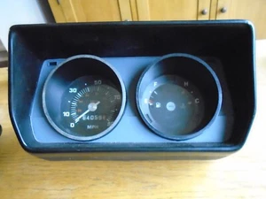 CLASSIC MINI 2 CLOCK SPEEDO BINNACLE TWIN CLUSTER 90mph AUSTIN ROVER - Picture 1 of 4