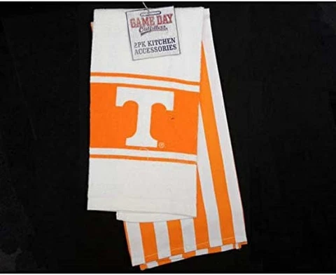 Tennessee Volunteers 2 Piece Kitchen Towel Set [NEW] Cooking Holder Stove Dish Cover