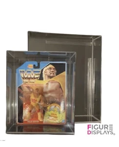 WWF HASBRO EXHIBICIÓN ACRÍLICA (SOLO ESTUCHE) FIGURA DE ACCIÓN CARDADA SIN USAR, EN CAJA, LUCHA LIBRE WWE - Imagen 1 de 5