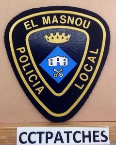 EL MASNOU, SPANIEN POLIZEI ÖRTLICHE POLIZEI SCHULTERAUFNÄHER - Bild 1 von 2