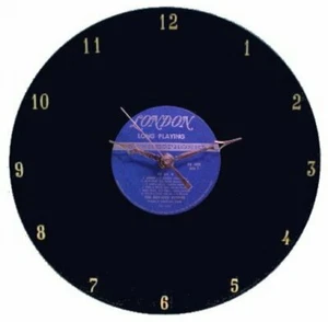 Rolling Stones - (London Stereo Labels) Vinyl LP Record Wall Clock by Rock Clock - Picture 1 of 16