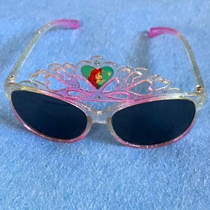 Disney Dream Big Crown Sunglasses Girls Clear Sparkle - Picture 1 of 6