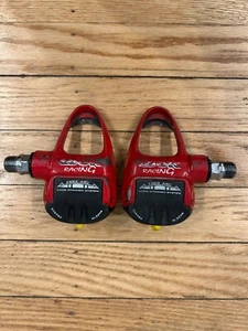 Look Free Arc Clipless Racing Red Bike Pedals Set Made In France Used - Picture 1 of 3