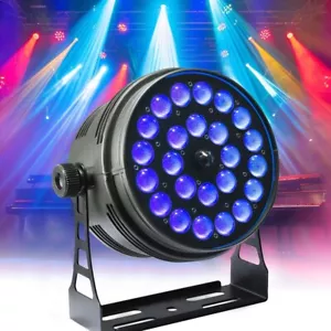 24*18w LED Zoom Par Light RGBWA+UV 6 IN 1 Stage Par Light For DJ Dance Wedding - Picture 1 of 7