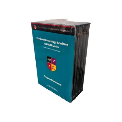 Psychopharmacology Academy 4 CD-ROM Series Psychosis Alzheimer’s Antidepressant - Image 1 of 4