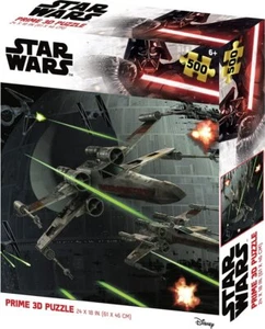 Star Wars X-Wing Fighter  Lenticular  3D Motiv Puzzle 500 Teile - Bild 1 von 2