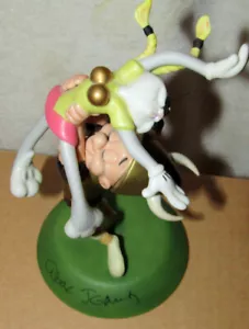 What's Opera Doc Bugs Bunny Elmer Fudd Chuck Jones Signed 1997 Goebel Figurine - Picture 1 of 12