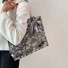 Large Capacity Shoulder Bag Canvas Handbag Luxury Shopper Bag  Women Girls