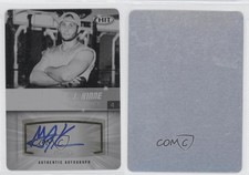 2012 SAGE Hit Auto Printing Plate Black 1/1 GJ Kinne #A114 Auto