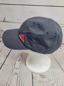 Adidas Cap Baseball Hat Aeroready Gray Adjustable Strapback Women's One Size - Picture 1 of 6